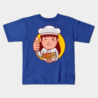 Chef Woman Kids T-Shirt